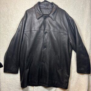 Mitchell’s Westport Leather Jacket Men Xl Black